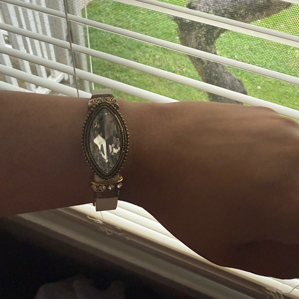 Elegant Gold and Silver Bracelet